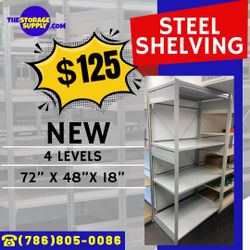 STEEL SHELVING - PALLET RACKS - METAL SHELVING - RIVET SHELVING - PALLET JACK