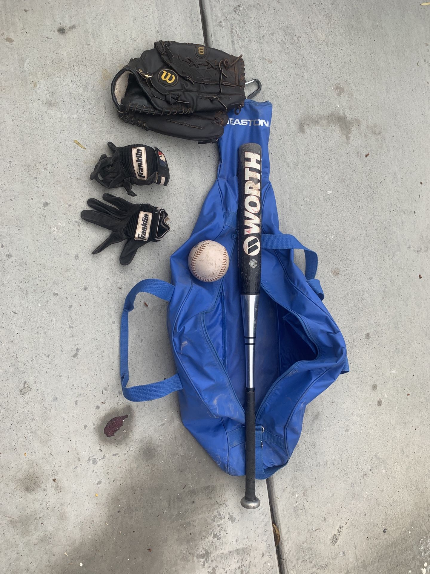 Softball equipment bat alone was over $100