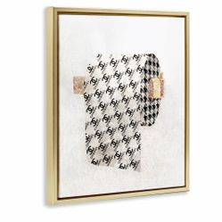 Fashion Glam/ Designer Detailing Gold Frame Wall Art