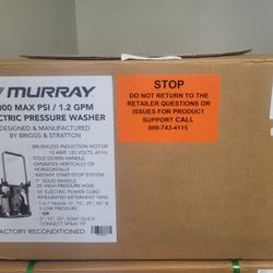 Pressure Washer
Murray Pressure Washer 2000 PSI
End Of The Month Sale From May 26th thru May 31st.