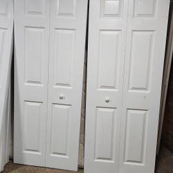 2 Pcs 30 X 77-1/2 Bifold Doors