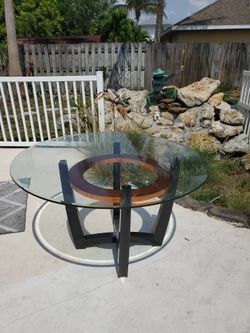 Glass Table.