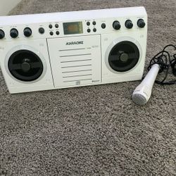 Bluetooth Karaoke machine with microphone