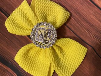Hufflepuff hair bow