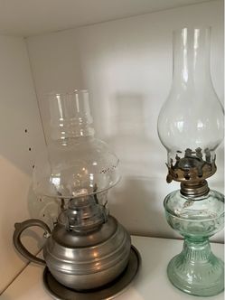 Vintage oil lamps