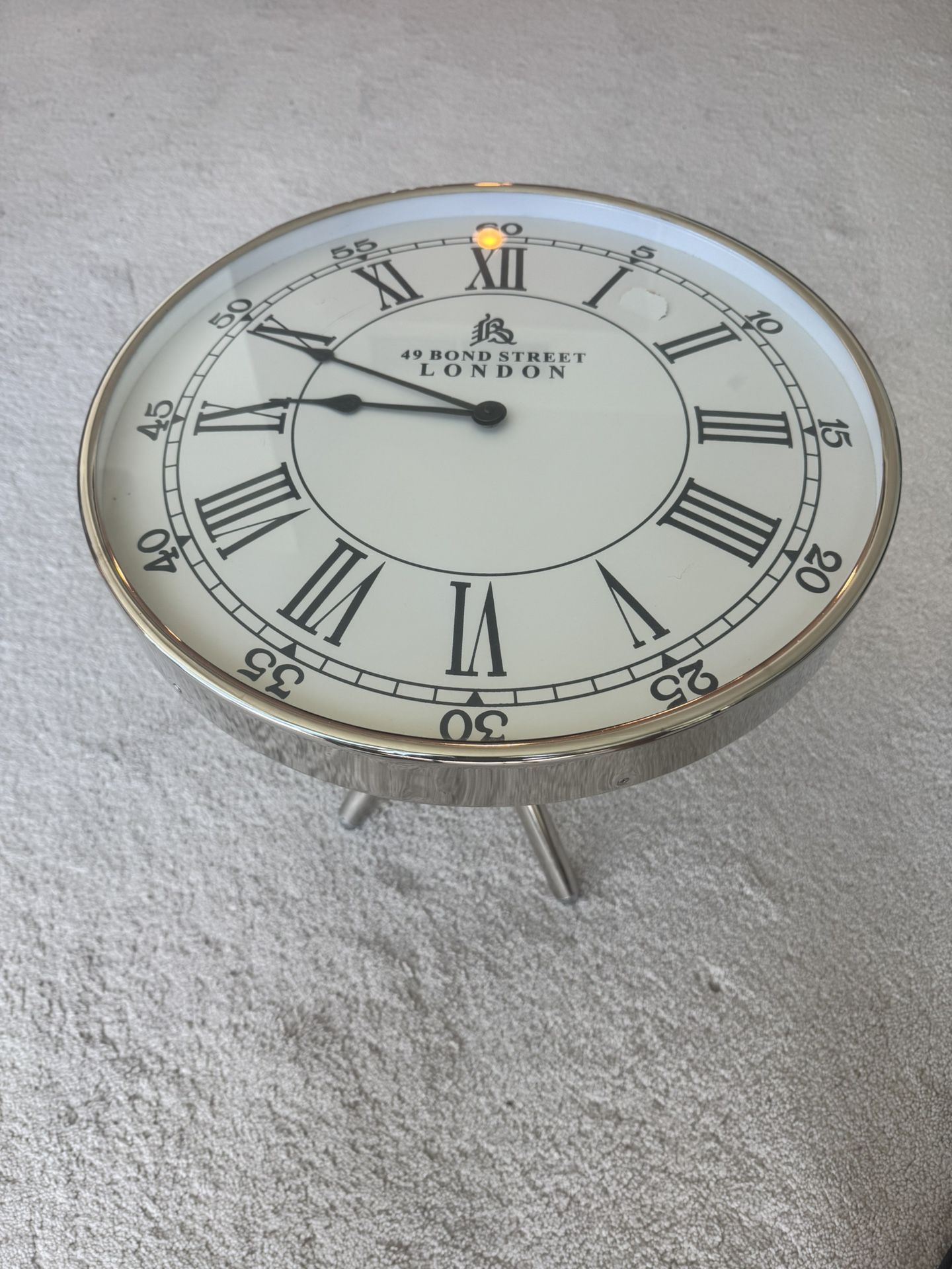 Clock End Table