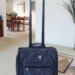 Baggallini, Carry-on suitcase with wheels, $25