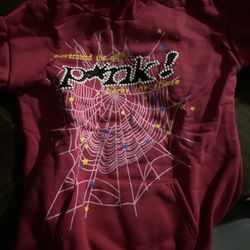 pink sp5der/spider hoodie