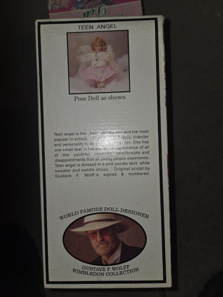 Teen Angel Collectable Doll Porcelain