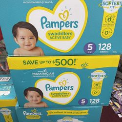 Pampers Size 5 128 Count