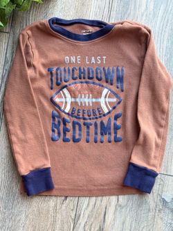 Carter's 3T Football Pajama Top