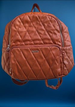 Kensie Quilted Faux Leather Backpack