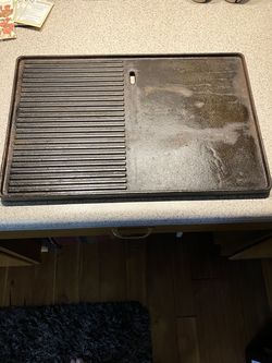 Cast iron griddle - 19 x 12.5 inches