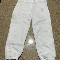 Mizuno White Softball Pants Medium