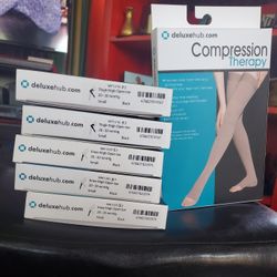 Compression therapy stockings 