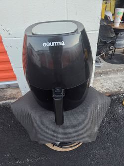 Gourmia GAF625 Digital Free Fry Air Fryer- No Oil Healthy Frying - LCD Display - 8 Presets - 1700 Watt - 6 Qt Basket Pan - Recipe Book Included