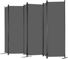 6 Panel Room Divider, Folding Privacy Screen, Freestanding Partitions
