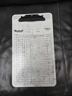 Markwort Baseball/Softball Lineup Dry Erase Clipboard