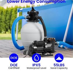 Future way 13 in Sand Filter Pump with automatic Timer,