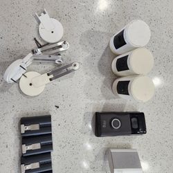 RING OUTDOOR CAMERAS DOOR BELL CHIME BATTERIES