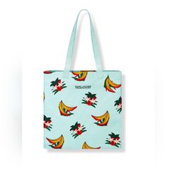 Marc Jacobs Fragrances Light Blue Tote with Floral Design