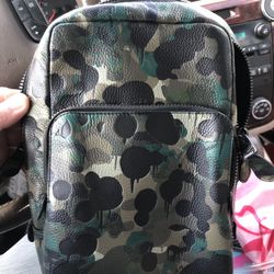 Coach Gotham Pack W/ Camo Print 