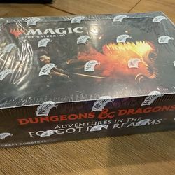 MTG Dungeons And Dragons Adventures In Forgotten Realms Draft Booster Box; -10% TCGplayer