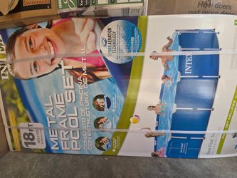 Intex 18ft Metal Frame Pool Set