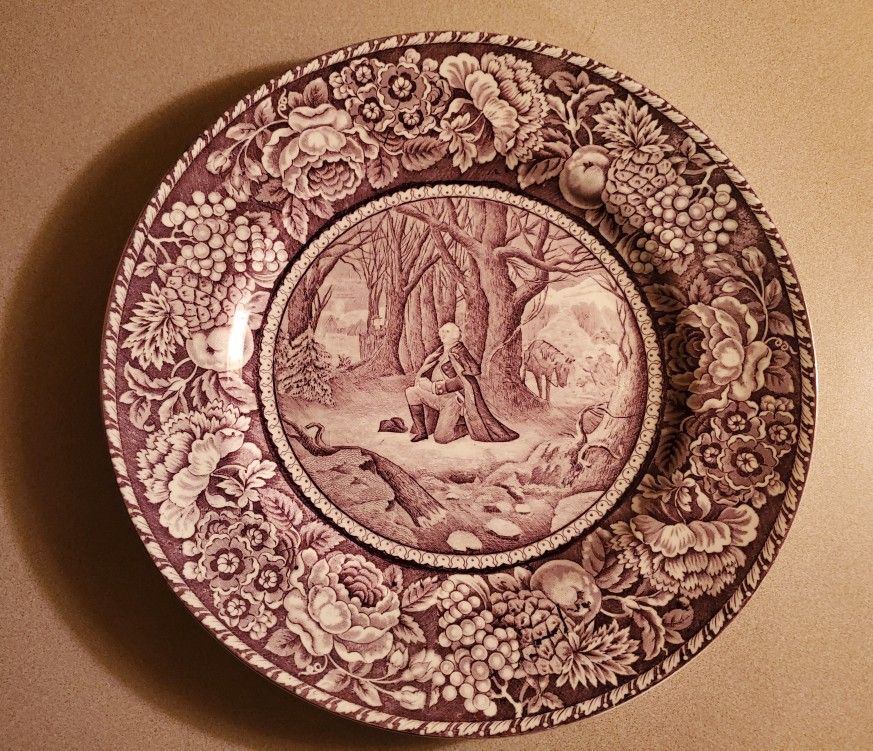 Ye Olde Historical Pottery Washingtons Prayer at Valley Forge 1777 Staffordshire England British