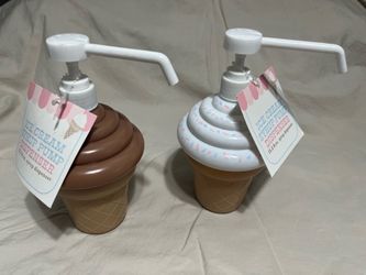 Target Bullseye Ice cream syrup pump set of 2