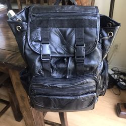 New Leather Backpack 