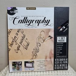 Art Studio Calligraphy The Easy Way with 1 Kit Set Spicebox 2008 