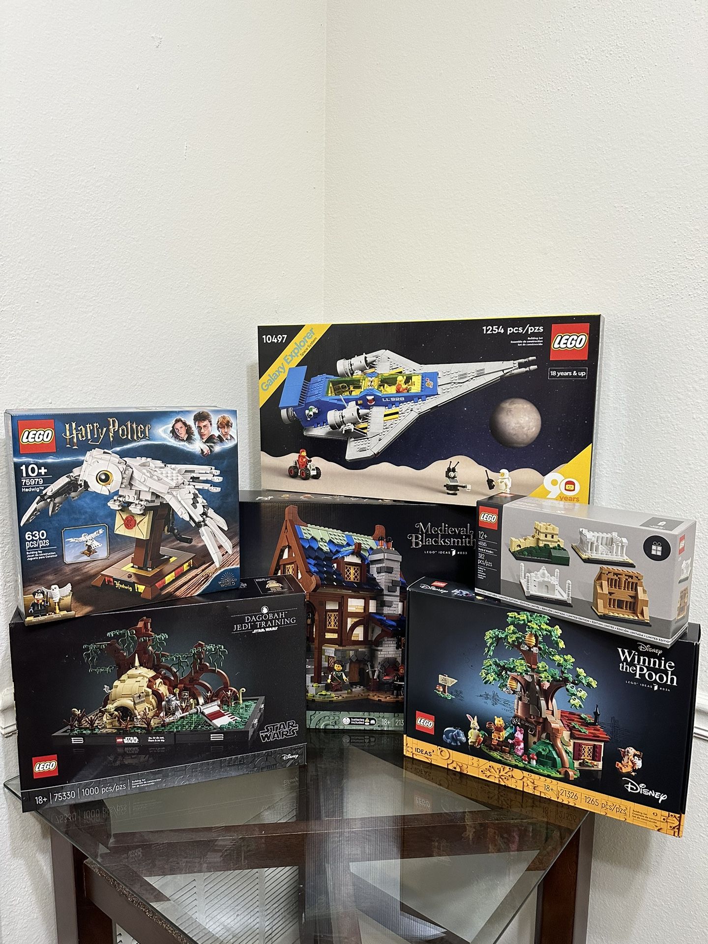 LEGO Retired Set! Star Wars, Medieval Blacksmith, Winnie the Pooh, and Hedwig