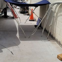 Bimini Boat. Good Condition. Good For Pontoon Boat