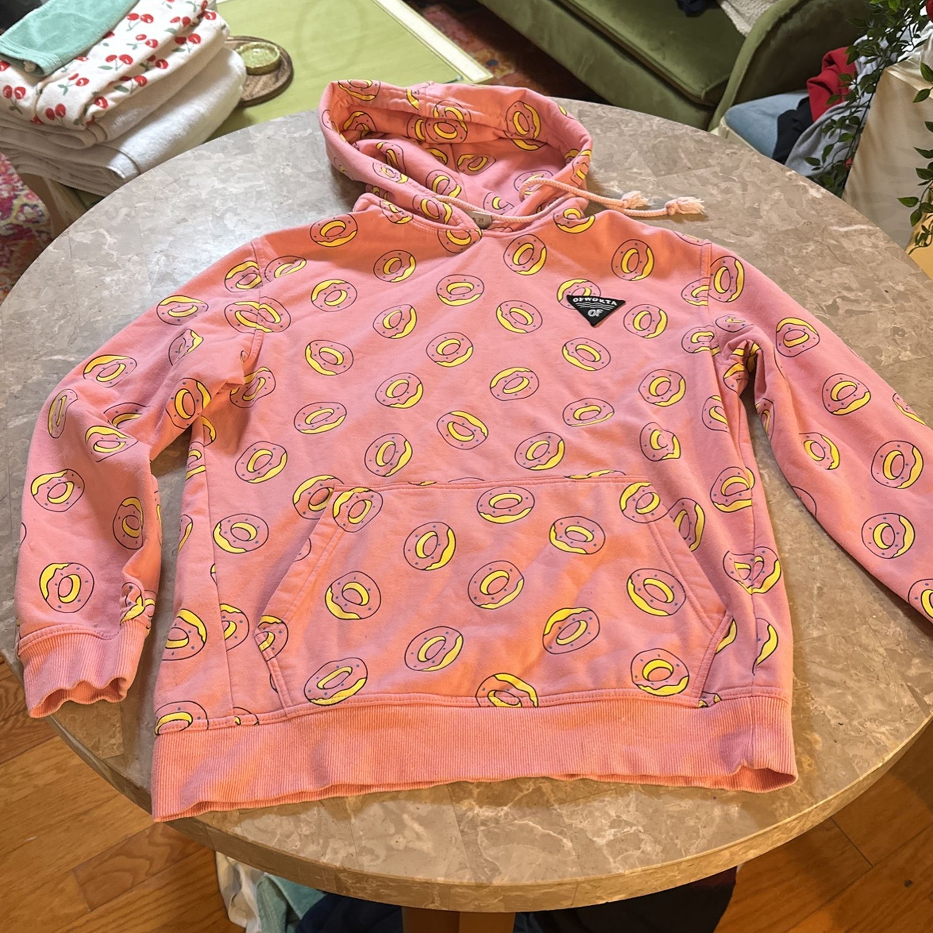 Pink ODD FUTURE Donut hoodie
