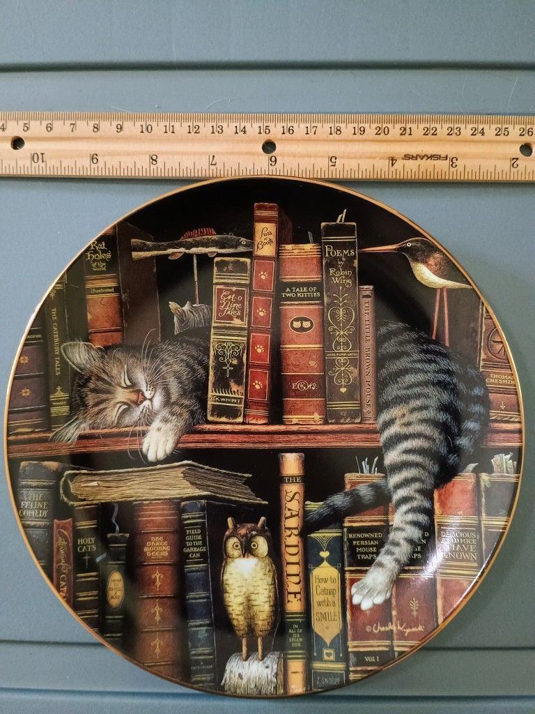 Charles Wysocki's "Frederick The Literate" Plate