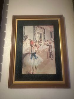 “The dance class” painting