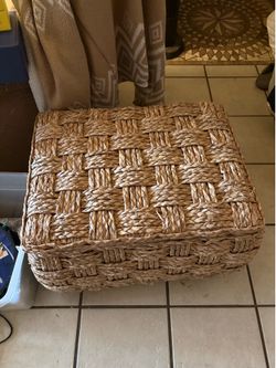 Large woven storage basket
