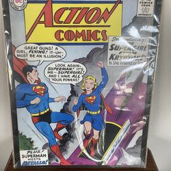 Vintage DC Action Comics #252 Poster Print 11x14”