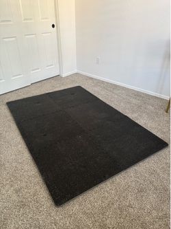25" Interlocking Rubber Gym Tiles - 6 Pack (26 sq ft)