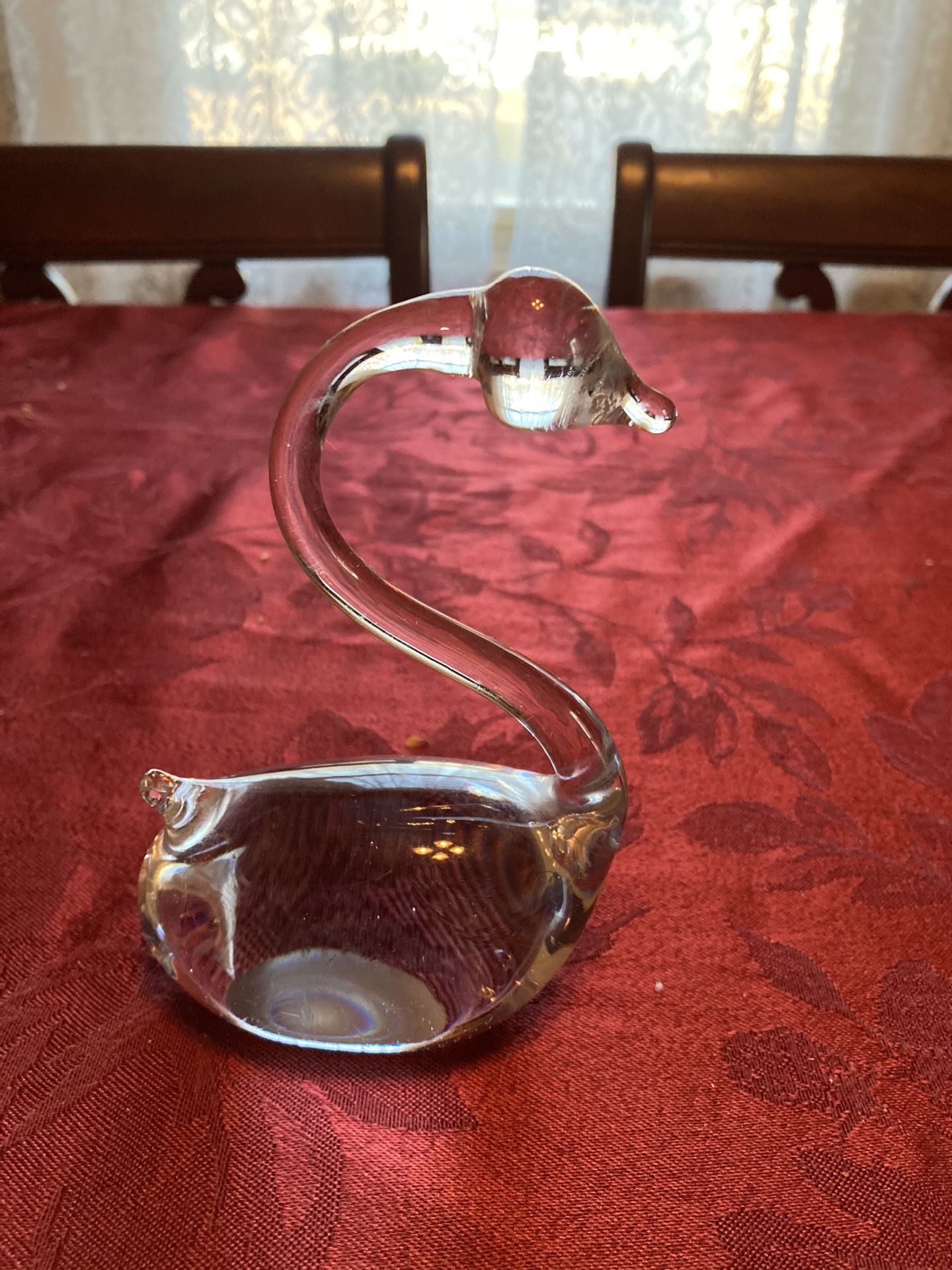 Crystal Swan Figurine/Paperweight