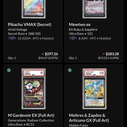 Pokemon Graded Cards 
