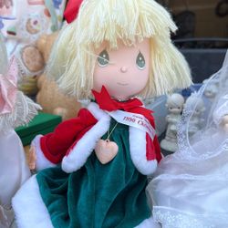 Precious Moments "Celeste" doll from the 1990 Christmas Edition