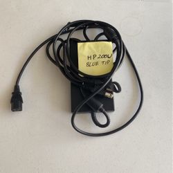 HP 200w laptop charger blue tip