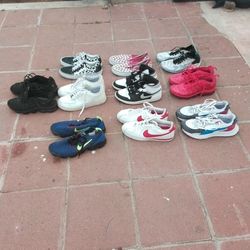 10 Pares De Tenis Unos Pares Casi Nuebos  Todos Son Size 10