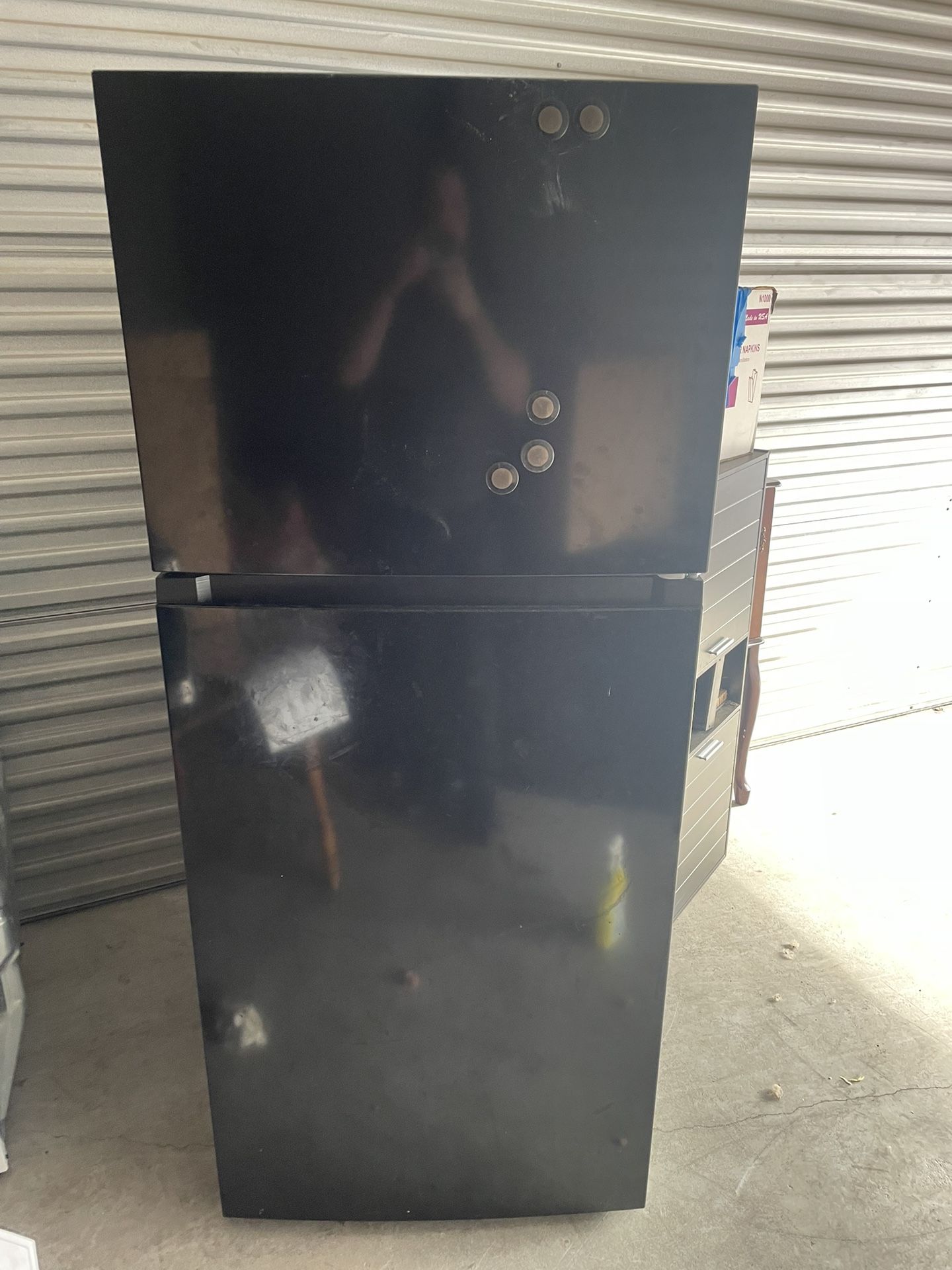 Black Refrigerator 
