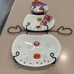 Snowman wall hanging