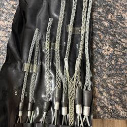 Fish Tape Wire Pulling Grip Kit - HUBBELL With Ideal Knockout Set 