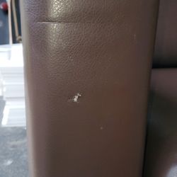 Small Brown Loveseat 