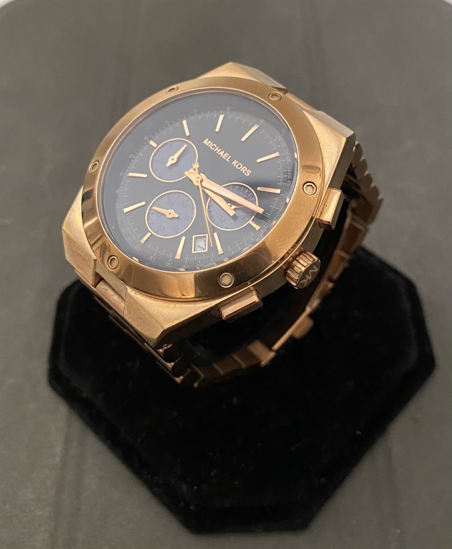 MICHAEL KORS* MK-6148 Reagan Chronograph Blue Dial Ladies 